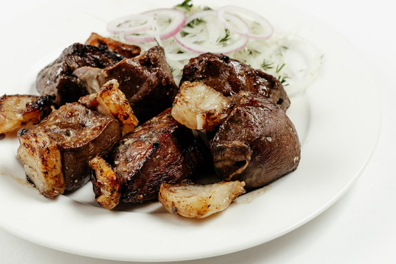 Печень с курдюком