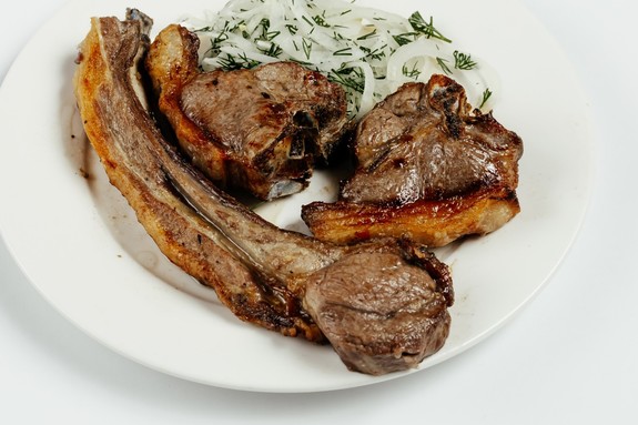 Шашлык из корейки ягненка