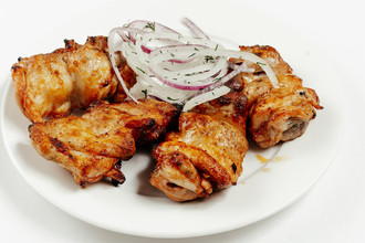 Шашлык из куриного филе бедра